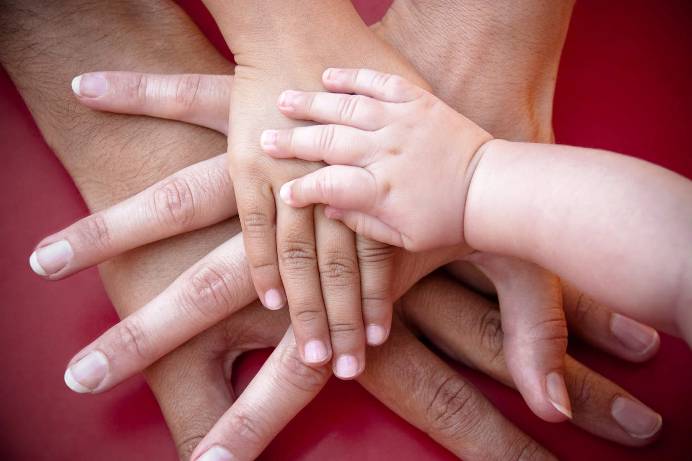 Type 1 Diabetes Family Stacking Hands - Type Won Coaching